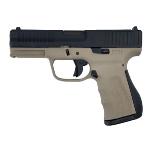 United States Association of Gun Owners FMK FMKG49TDE G3 Full Size Frame 9mm Luger 14+1 4.50" Polished Threaded Barrel, Black Carbon Steel Optic Ready/Serrated Slide, Dark Earth Polymer Frame w/Accessory Rail, Textured Grip - $328.99 at United States Association of Gun Owners