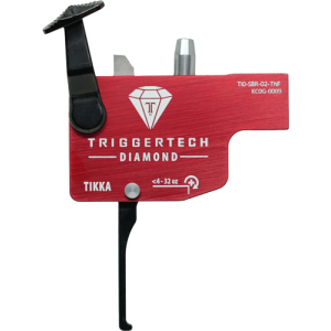 United States Association of Gun Owners TRIGGERTECH TIKKA SINGLE STAGE - BLACK DIAMOND FLAT BLACK/RED - $324.99 at United States Association of Gun Owners