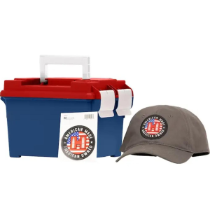 United States Association of Gun Owners Hornady American Gunner Rifle Ammunition .308 Win 155gr BTHP 2700 fps 250/ct Loose Ammo Can with Hat/Sticker - $321.50 at United States Association of Gun Owners