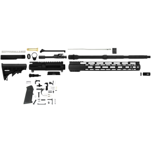 TacFire SSRK556LPK Lower Parts Kit Unassembled Rifle Kit 223 Rem/5.56x45mm NATO AR Platform Aluminum 1/2"-28 tpi
