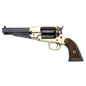 United States Association of Gun Owners Pietta PF58BR44512 1858 Remington Brass Sheriff 44 Cal 6rd 5.50" Blued Octagonal Steel Barrel & Cylinder, Brass Frame, Checkered Walnut Grip - $318.05 at United States Association of Gun Owners