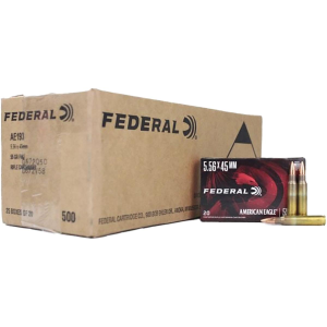 United States Association of Gun Owners Federal American Eagle 5.56x45 NATO 55gr FMJ Rifle Ammo, 500-Count - $301.92 at United States Association of Gun Owners