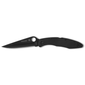 United States Association of Gun Owners SPYDERCO POLICE SS 4.2" BLK/BLK - $300.00 at United States Association of Gun Owners