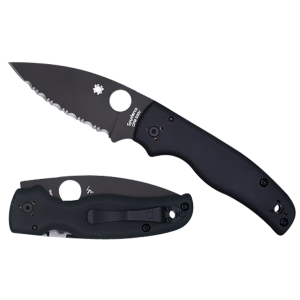 United States Association of Gun Owners Spyderco C229GSBK Shaman 3.58" Folding Serrated Black DLC CPM S30V SS Blade/Black Textured G10 Handle Includes Pocket Clip - $300.00 at United States Association of Gun Owners