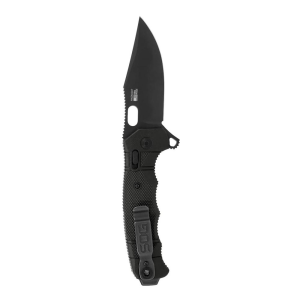 United States Association of Gun Owners SOG Knives Seal XR Ti Folding Knife 3-9/10" Clip Point Blade Black - $299.99 at United States Association of Gun Owners