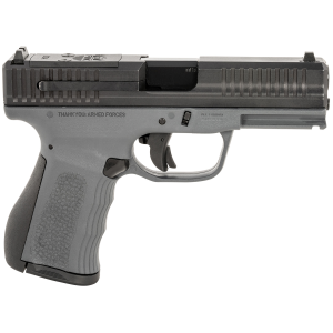 United States Association of Gun Owners FMK FMKG49DG G3 9mm Luger 14+1 4" Stainless Steel Barrel, Black Optic Cut/Serrated Carbon Steel Slide, Dark Gray Polymer Frame w/Picatinny Rail, Black Backstrap Grip - $293.99 at United States Association of Gun Owners