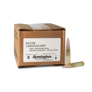 United States Association of Gun Owners Remington UMC Loose Bulk Rifle Ammunition .300 AAC Blackout 220 gr. FMJ 1015 fps 200/ct (Bulk Pack) - $288.84 at United States Association of Gun Owners