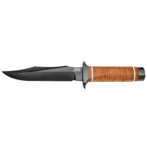 United States Association of Gun Owners SOG Super SOG Bowie Knife 7.5" Blade Brown Leather - $279.99 at United States Association of Gun Owners