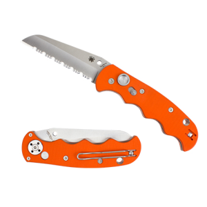 United States Association of Gun Owners Spyderco Autonomy AU/SAT/FS Orange G10 Folding Knife - $276.00 at United States Association of Gun Owners
