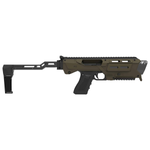 Meta Tactical Llc MX1-PS-GR MX-1 Conversion Kit Compatible w/Glock, OD Green Aluminum Frame w/M-LOK & Picatinny Rail, Black Polymer Folding Stabilizer