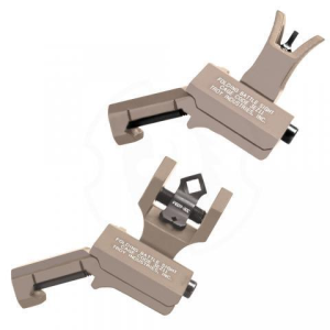 United States Association of Gun Owners Troy 45-Degree Offset Sight Set - SSIG-45S-MDFT-00 - M4 Front & Dioptic Rear - Flat Dark Earth - $263.01 at United States Association of Gun Owners