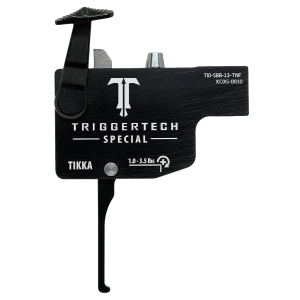 United States Association of Gun Owners TriggerTech TILSBB13TNF Diamond Black Flat Lever Fits Tikka Left Hand - $254.99 at United States Association of Gun Owners