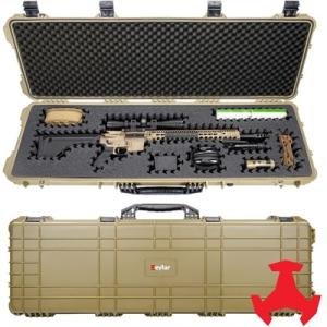 United States Association of Gun Owners Eylar SA00014-TAN-RG-XP 48in Hard Rifle Case with Ragar Foam Insert, Tan - $244.99 at United States Association of Gun Owners