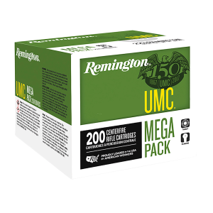 United States Association of Gun Owners Remington Ammunition 20107 UMC Mega Pack 300Blackout 150gr Full Metal Jacket 200 Per Box/1 Case *Loose - $239.81 at United States Association of Gun Owners