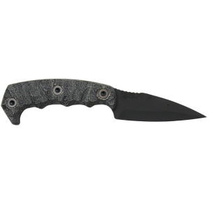 United States Association of Gun Owners HALF FACE BLADES HUMINT 3" BLADE, 8"OA, CPM S45VN STEEL, ARMOR BLK, GRY MICARTA GRIP - $239.80 at United States Association of Gun Owners
