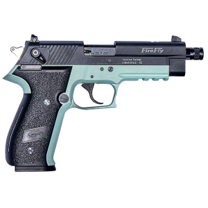 United States Association of Gun Owners GSG GERG2213TFFMA FireFly 22 LR 13+1 4.90" Black Threaded Barrel, Aluminum Serrated Slide, Mint Aluminum Frame w/Picatinny Rail, Textured Grip - $226.84 at United States Association of Gun Owners