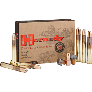 United States Association of Gun Owners Hornady 82631 Dangerous Game 470NitroExpress 500gr DGX Bonded 20 Per Box/6 Case - $226.14 at United States Association of Gun Owners