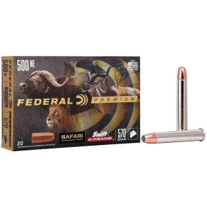 United States Association of Gun Owners Federal Premium Cape-Shok Rifle Ammunition .500 Nitro 570 gr SAF 2100 fps - 20/ct - $222.68 at United States Association of Gun Owners