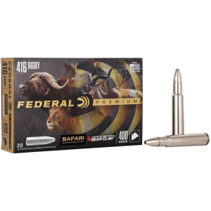 United States Association of Gun Owners Federal Premium Cape-Shok Rifle Ammunition .416 Rigby 400 gr TBBC 2300 fps - 20/ct - $217.99 at United States Association of Gun Owners