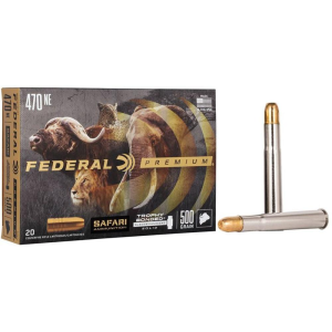 United States Association of Gun Owners Federal Premium Cape-Shok Rifle Ammunition .470 Nitro 500 gr TBSS 2150 fps - 20/ct - $213.30 at United States Association of Gun Owners
