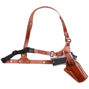 United States Association of Gun Owners Galco GA186 Great Alaskan Size Fits Chest Up To 54" Tan Leather Shoulder/Torso Strap Fits Ruger Alaskan Fits S&W N Frame Right Hand - $200.58 at United States Association of Gun Owners