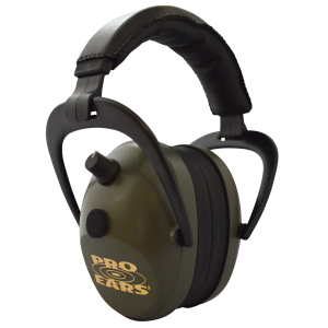 United States Association of Gun Owners Pro Ears PEG2SMG Gold II 26 Electronic Muff 26 dB Over the Head Black/Green Adult 1 Pair - $199.99 at United States Association of Gun Owners