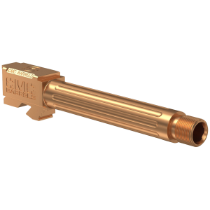 United States Association of Gun Owners CMC Triggers 75513 Match Precision 9mm Luger 4.48" Fluted/Match Grade/Threaded Bronze DLC Stainless Steel, Compatible w/ Glock 17 Gen3-4 - $189.00 at United States Association of Gun Owners