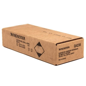 United States Association of Gun Owners Winchester USA Handgun Ammunition .40 S&W 180 gr FMJ 1020 fps 500/ct - $182.02 at United States Association of Gun Owners