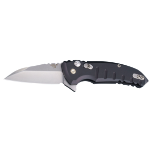 United States Association of Gun Owners Hogue 24160 X1 MicroFlip 2.75" Folding Wharncliffe Plain Tumble Polish Tumble Polish CPM 154 SS Blade/Matte Black Anodized Aluminum Handle Includes Pocket Clip - $184.46 at United States Association of Gun Owners