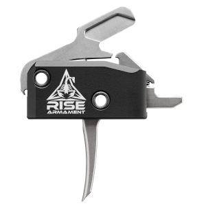 United States Association of Gun Owners Rise Armament RA434SLVRAWP RA-434 High Performance Single-Stage Flat Trigger with 3.50 lbs Draw Weight & Black/Silver Finish for AR-Platform - $179.99 at United States Association of Gun Owners