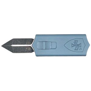 United States Association of Gun Owners Templar Knife SMCAGB121 Sentinel Money Clip 1.88" OTF Dagger Plain Black Oxide Stonewashed Powder Coated D2 Steel Blade, 3.41" Blue Anodized Aluminum Handle - $176.96 at United States Association of Gun Owners