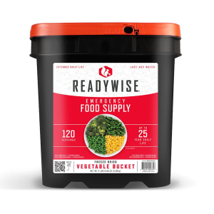 United States Association of Gun Owners Readywise Freeze Dried Vegetable Bucket 120 Servings - $159.99 at United States Association of Gun Owners