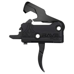United States Association of Gun Owners Rise Armament T017PCCBLK Rave Pistol Caliber Carbine Single-Stage Curved Trigger with 3.50 lbs Draw Weight & Black Nitride Finish for AR-Platform - $149.99 at United States Association of Gun Owners
