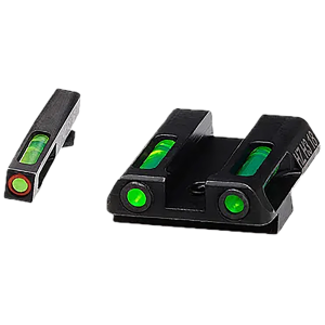 United States Association of Gun Owners HiViz GLN521 LiteWave H3 Fiber-Optic Sight Set Green Fiber Optic/Orange Outline w/ Litepipes Green Fits Glock 42, 43, 43X, 48 - $145.80 at United States Association of Gun Owners