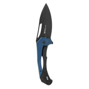 United States Association of Gun Owners SOG Knives Bulwark FLK Folding Knife 3" Drop Point Blade Blue Presentation Box - $139.99 at United States Association of Gun Owners
