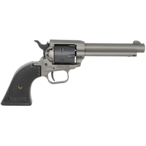 United States Association of Gun Owners Heritage Mfg RR22C4 Rough Rider 22 LR 6 Shot 4.75" Tungsten Gray Cerakote Steel Barrel & Frame, Black Satin Cylinder & Textured Polymer Grips - $136.13 at United States Association of Gun Owners