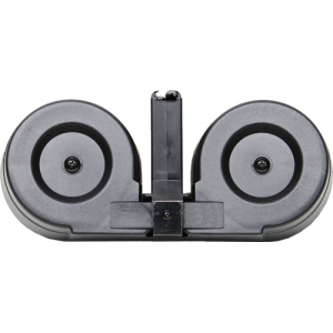 United States Association of Gun Owners IVER JOHNSON MAGAZINE AR15 - 223 100RD DRUM BLK/CLEAR POLY - $135.00 at United States Association of Gun Owners