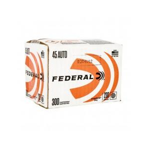 United States Association of Gun Owners Federal Champion Handgun Ammunition .45 Auto 230gr FMJ 890 fps 300/ct (Bulk) - $128.61 at United States Association of Gun Owners