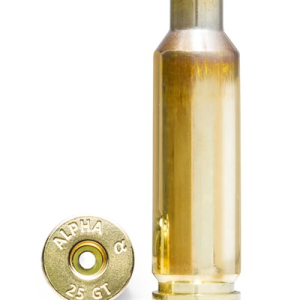United States Association of Gun Owners Alpha Munitions AM25GT 25 GT Rifle Brass, 100 Count Box - $127.00 at United States Association of Gun Owners