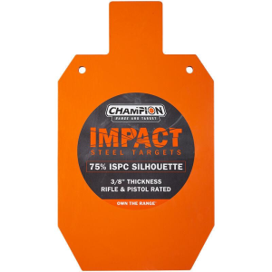 United States Association of Gun Owners Champion Impact Steel Silhouette Target 75% IPSC Rifle Rated Orange - $121.79 at United States Association of Gun Owners
