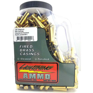 United States Association of Gun Owners Lightning Ammo Reconditioned Cleaned and Polished Handgun Brass .357 Mag 500/ct Jug - $106.71 at United States Association of Gun Owners