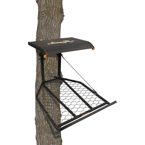 United States Association of Gun Owners Muddy MUDMFP1200 Boss XL Hang-On Stand Black Flex-Tek/Steel 25" W x 34" D - $114.39 at United States Association of Gun Owners