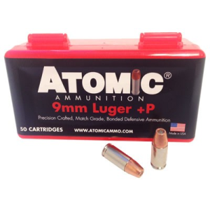 Atomic Pistol, Atomic 00409 9mm 124 Match Hp 50/10
