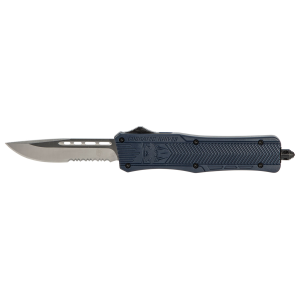 United States Association of Gun Owners CobraTec Knives MNYCTK1MDS CTK-1 Medium 3" OTF Drop Point Part Serrated D2 Steel Blade/NYPD Blue Aluminum Handle Features Glass Breaker Includes Pocket Clip - $114.99 at United States Association of Gun Owners
