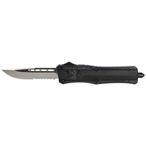 United States Association of Gun Owners CobraTec Knives MBCTK1MDS CTK-1 Medium 3" OTF Drop Point Part Serrated D2 Steel Blade/Black Aluminum Handle Features Glass Breaker Includes Pocket Clip - $114.99 at United States Association of Gun Owners