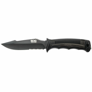 United States Association of Gun Owners SOG SEAL Strike Knife 4.9" Partially Serrated Blade Black - $109.99 at United States Association of Gun Owners