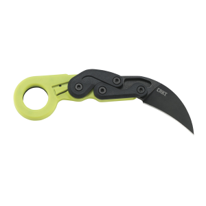 United States Association of Gun Owners CRKT 4041G Provoke Zap 2.47" Folding Plain Black Stonewashed 4116 Stainless Steel Blade/Bright Green Grivory Handle Includes Pocket Clip - $109.99 at United States Association of Gun Owners