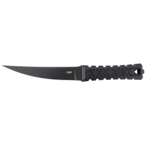 United States Association of Gun Owners CRKT 2927 HZ6 6.50" Fixed Plain Black Matte Baked-On Anti Rust SK-5 Steel Blade/Black w/Carved X's G10 Handle Includes Sheath - $102.59 at United States Association of Gun Owners