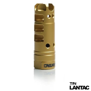 United States Association of Gun Owners Lantac Dragon Muzzle Brake .223/556 Gold Titanium Nitride - $102.48 at United States Association of Gun Owners