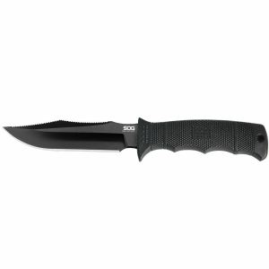 United States Association of Gun Owners SOG SEAL Pup Elite Knife 4.85" Blade Black with Nylon Sheath - $99.99 at United States Association of Gun Owners